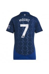 Fotbalové Dres Manchester United Mason Mount #7 Dámské Venkovní Oblečení 2024-25 Krátký Rukáv